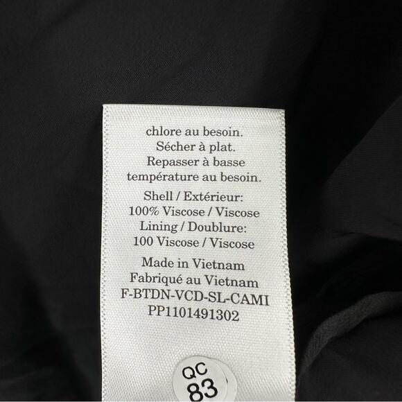 Everlane The Slip Cami in black Size 10 NWOT - Picture 4 of 8